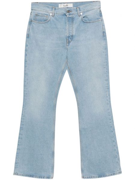 High waist bootcut jeans ausgestellt Séfr