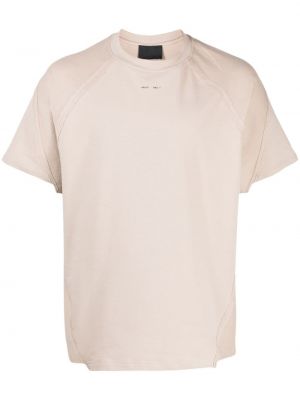 T-shirt en coton avec manches courtes Heliot Emil beige