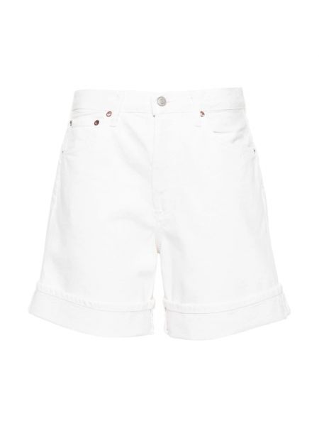 Jeans shorts Agolde weiß