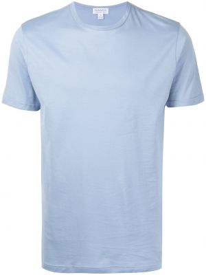 Camiseta manga corta Sunspel azul