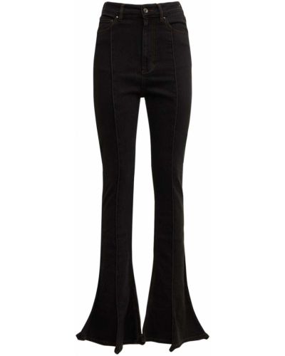 Zvonové džíny s vysokým pasem Y/project černé