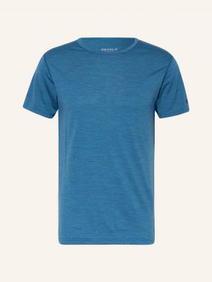 Tričko z merino vlny Devold modré