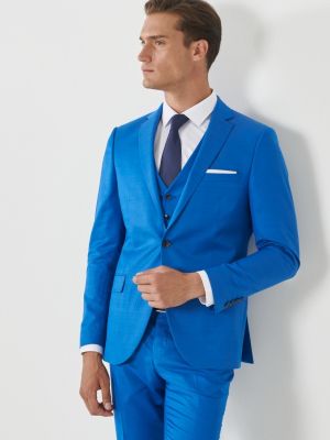 Slim fit öltöny mellény Altinyildiz Classics kék