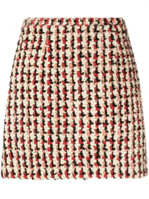 Chunky vlněné mini sukně Etro