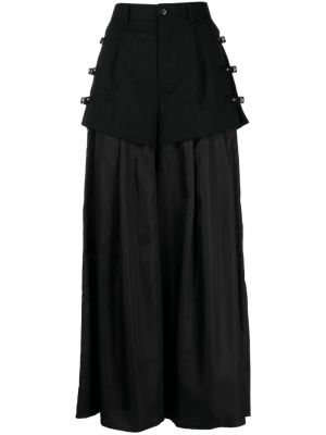 Volnene hlače Noir Kei Ninomiya črna