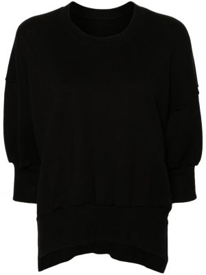 Sweatshirt mit rundem ausschnitt Yohji Yamamoto schwarz