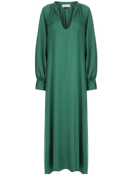 Шелковое платье Masterpeace зеленое