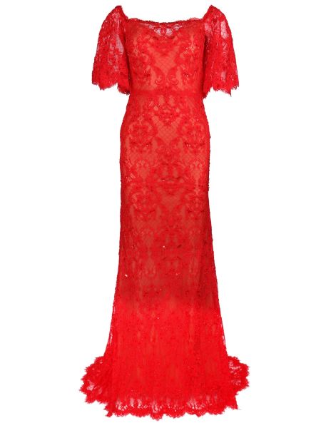 Кружевное вечернее платье Forever Unique красное