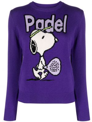 Pull en tricot Mc2 Saint Barth violet