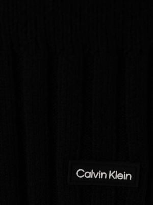 Szal wełniana Calvin Klein czarna
