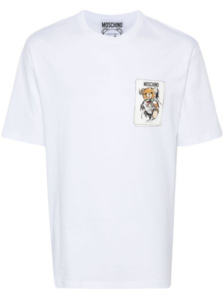 T-shirt Moschino hvid