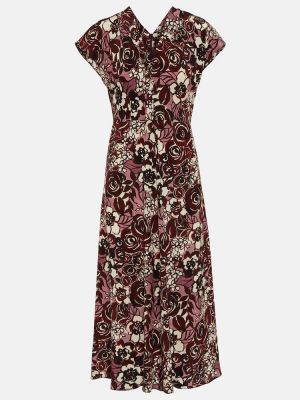 Svilena midi haljina s cvjetnim printom 's Max Mara