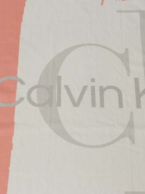 Chusta bawełniana Calvin Klein Jeans różowa