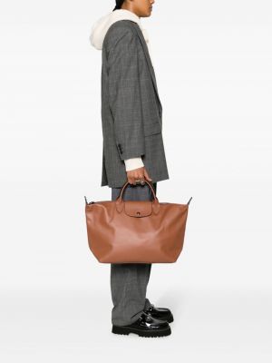 Kožená taška přes rameno Longchamp