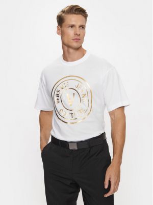 Tricou Versace Jeans Couture alb
