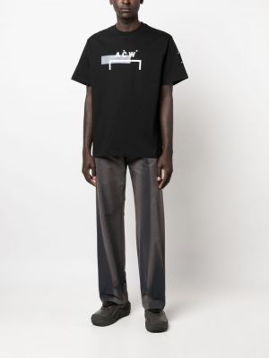 T-shirt mit print mit rundem ausschnitt A-cold-wall* schwarz