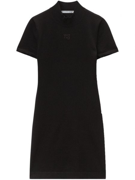 Robe droite Alexander Wang noir