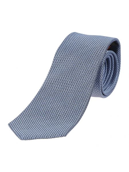 Niebieski krawat Z Zegna