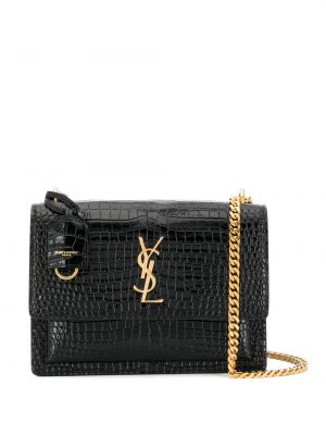 Skuldertaske Saint Laurent sort