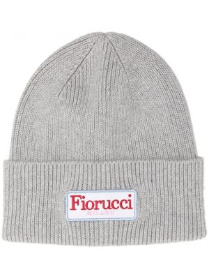 Mössa i stickad Fiorucci grå