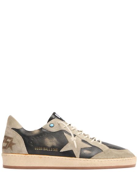 Sneakers i läder Golden Goose svart