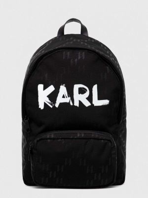 Раница с принт Karl Lagerfeld черно