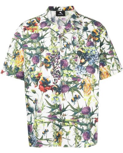 Риза на цветя с принт Mauna Kea