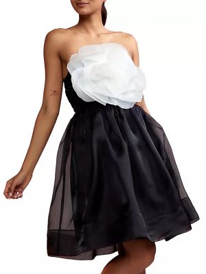 Платье мини Cynthia Rowley черное