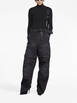 Cargo kalhoty Balenciaga černé