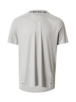 Športna majica s potiskom Adidas Performance siva