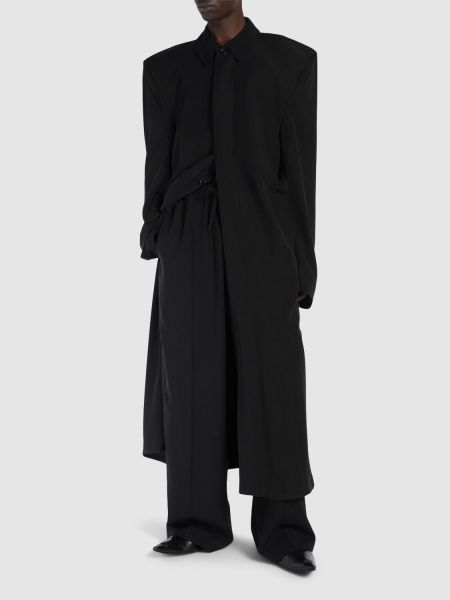Pantaloni di cotone Balenciaga nero