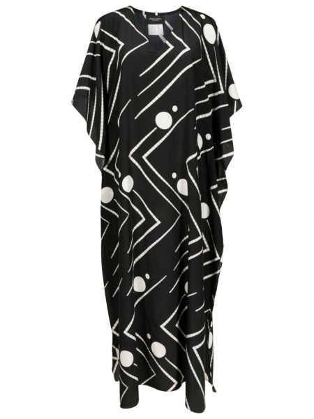 Robe à imprimé à motif géométrique Adriana Degreas