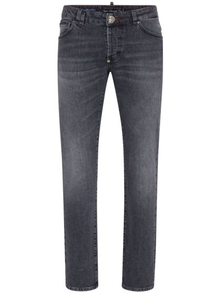 Stretch-jeans aus baumwoll Philipp Plein grau