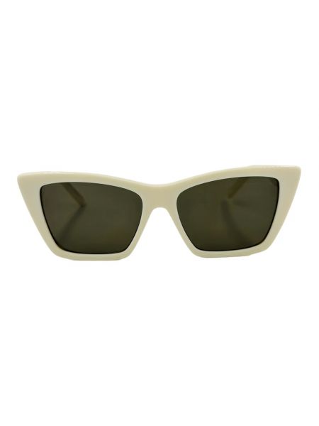 Okulary przeciwsłoneczne Saint Laurent białe