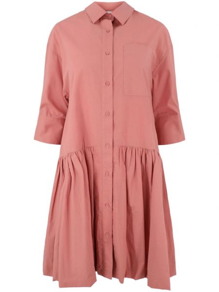 Robe droite en coton Essentiel Antwerp rose