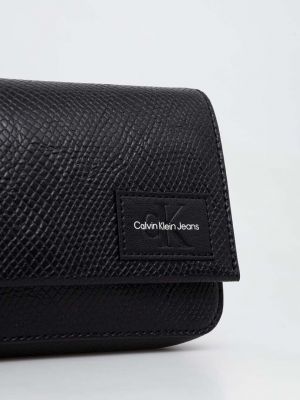 Kígyómintás estélyi táska Calvin Klein Jeans fekete