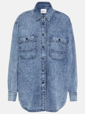 Camicia jeans Marant étoile blu