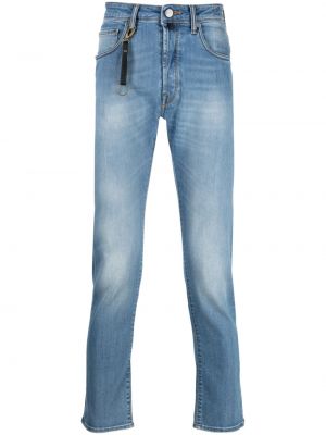 Slim fit skinny fit-jeans Incotex blå