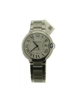Srebrny zegarek Cartier