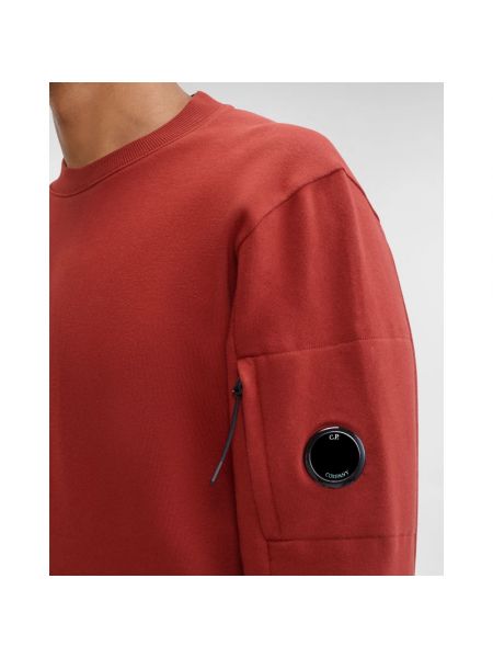Sweatshirt mit rundem ausschnitt C.p. Company rot