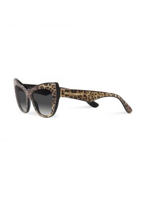 Leopardí sluneční brýle s potiskem Dolce & Gabbana Eyewear
