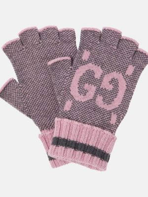 Kaschmir handschuh Gucci pink