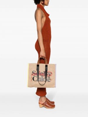 Shopper kabelka See By Chloe béžová