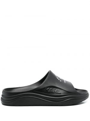 Nizki čevlji s potiskom Karl Lagerfeld črna