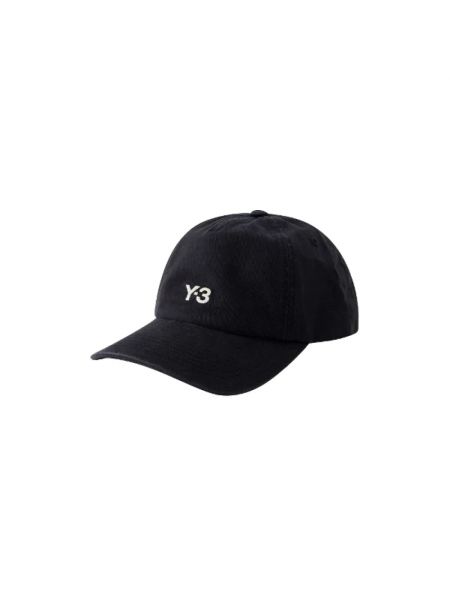 Czarna czapka z daszkiem bawełniana Y-3