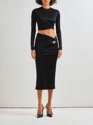 Džerzej sukňa Versace čierna