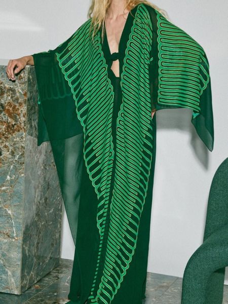 Zelené dlouhé šaty Johanna Ortiz
