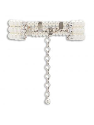 Naszyjnik z perełkami z kryształkami Alessandra Rich