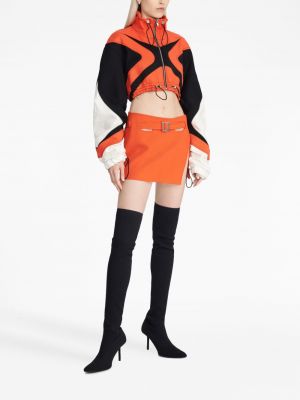 Mini sukně Dion Lee oranžové