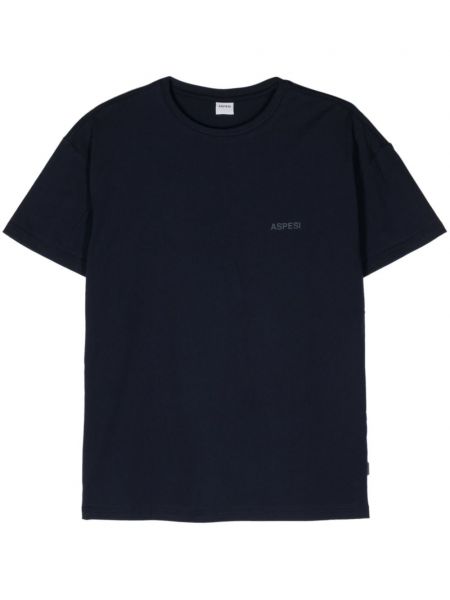 T-shirt en coton Aspesi bleu